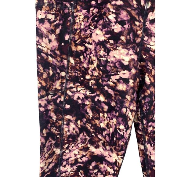 RBX XL Extra Large Peached Tech Flex Compression Legging Pant Purple Athletic - Picture 2 of 7